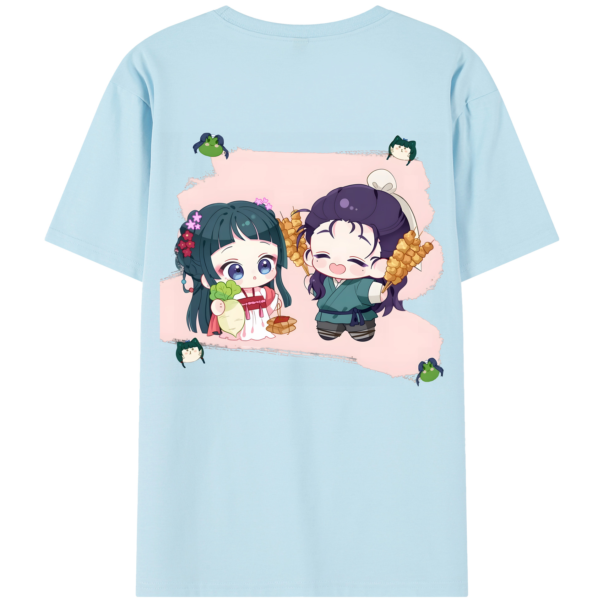 （画像用） 薬屋のひとりごと The Apothecary Diaries 綿100％半袖Tシャツ（背面プリント）
